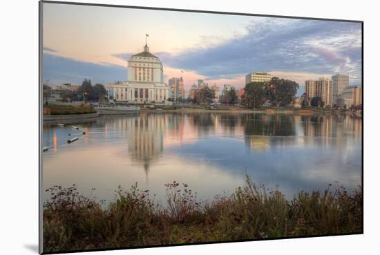 Downtown Oakland at Lake Merritt-Vincent James-Mounted Photographic Print