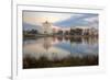 Downtown Oakland at Lake Merritt-Vincent James-Framed Photographic Print