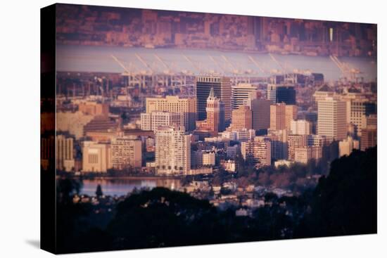 Downtown Oakland Cityscape-null-Stretched Canvas