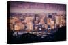 Downtown Oakland Cityscape-null-Stretched Canvas