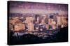 Downtown Oakland Cityscape-null-Stretched Canvas