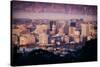 Downtown Oakland Cityscape-null-Stretched Canvas