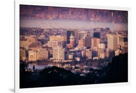 Downtown Oakland Cityscape-null-Framed Photographic Print