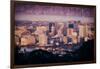 Downtown Oakland Cityscape-null-Framed Photographic Print