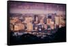 Downtown Oakland Cityscape-null-Framed Stretched Canvas