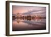 Downtown Oakland Reflection at Lake Merritt-Vincent James-Framed Photographic Print