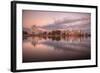 Downtown Oakland Reflection at Lake Merritt-Vincent James-Framed Photographic Print