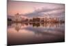 Downtown Oakland Reflection at Lake Merritt-Vincent James-Mounted Photographic Print