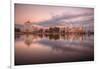 Downtown Oakland Reflection at Lake Merritt-Vincent James-Framed Photographic Print