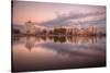 Downtown Oakland Reflection at Lake Merritt-Vincent James-Stretched Canvas