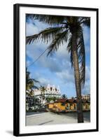 Downtown Oranjestad, Capital of Aruba, ABC Islands, Netherlands Antilles, Caribbean-Michael Runkel-Framed Photographic Print