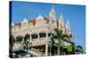 Downtown Oranjestad, Capital of Aruba, ABC Islands, Netherlands Antilles, Caribbean-Michael Runkel-Stretched Canvas