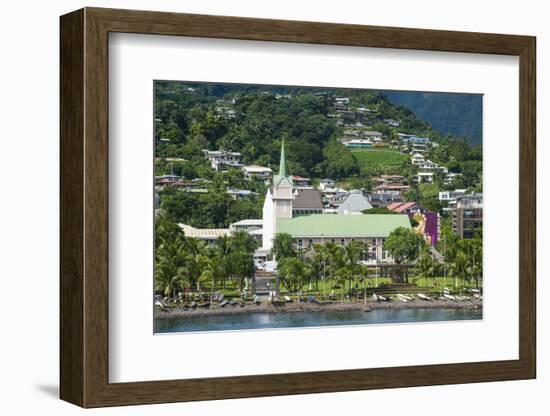 Downtown Papeete, Tahiti, Society Islands, French Polynesia, Pacific-Michael Runkel-Framed Photographic Print