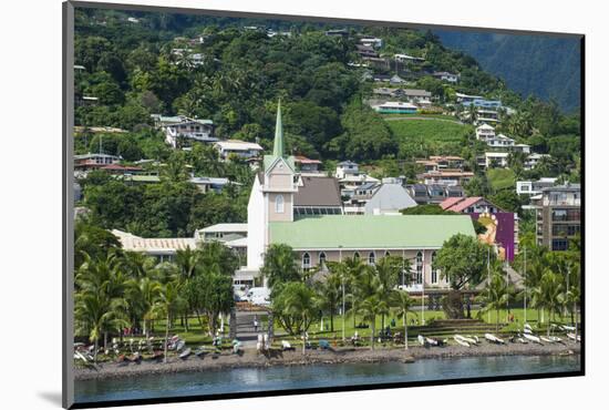 Downtown Papeete, Tahiti, Society Islands, French Polynesia, Pacific-Michael Runkel-Mounted Photographic Print