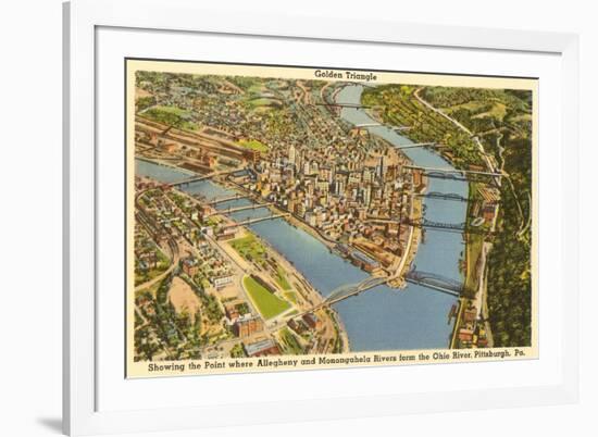 Downtown Pittsburgh, Pennsylvania-null-Framed Premium Giclee Print