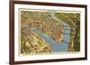 Downtown Pittsburgh, Pennsylvania-null-Framed Premium Giclee Print