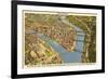 Downtown Pittsburgh, Pennsylvania-null-Framed Premium Giclee Print