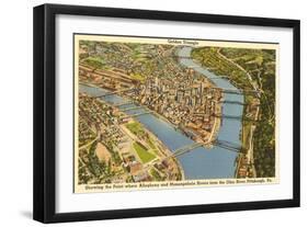 Downtown Pittsburgh, Pennsylvania-null-Framed Art Print