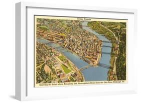 Downtown Pittsburgh, Pennsylvania-null-Framed Art Print