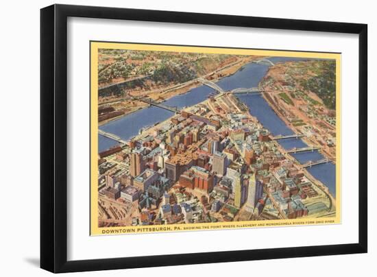 Downtown Pittsburgh, Pennsylvania-null-Framed Art Print