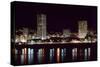 Downtown Portland-null-Stretched Canvas