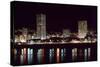 Downtown Portland-null-Stretched Canvas