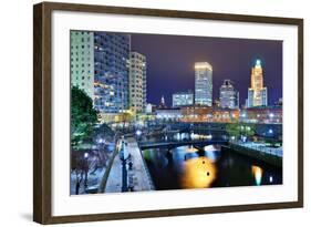 Downtown Providence, Rhode Island, Usa.-SeanPavonePhoto-Framed Photographic Print