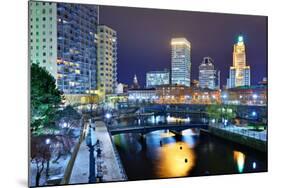 Downtown Providence, Rhode Island, Usa.-SeanPavonePhoto-Mounted Photographic Print