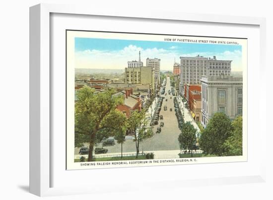 Downtown Raleigh, North Carolina-null-Framed Art Print