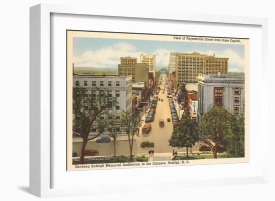 Downtown Raleigh, North Carolina-null-Framed Art Print