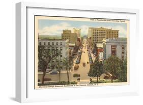 Downtown Raleigh, North Carolina-null-Framed Art Print