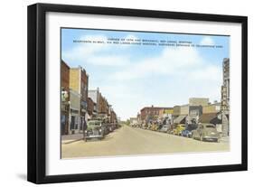 Downtown Red Lodge, Montana-null-Framed Art Print