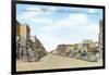 Downtown Red Lodge, Montana-null-Framed Art Print