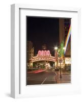 Downtown, Reno, Nevada-Chuck Haney-Framed Photographic Print