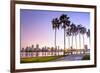 Downtown San Diego at Dawn Usa-null-Framed Premium Giclee Print