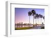 Downtown San Diego at Dawn Usa-null-Framed Art Print