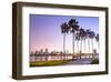 Downtown San Diego at Dawn Usa-null-Framed Art Print