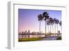 Downtown San Diego at Dawn Usa-null-Framed Art Print