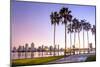 Downtown San Diego at Dawn Usa-null-Mounted Art Print