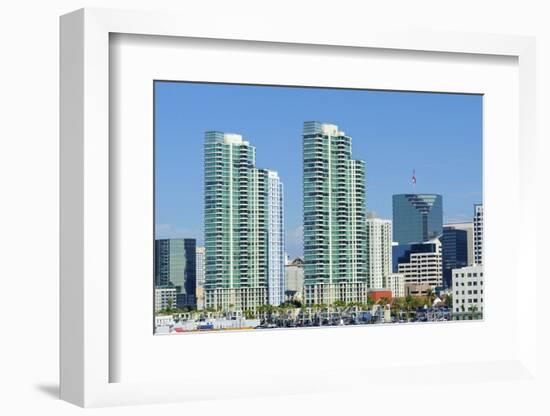 Downtown San Diego, California-f8grapher-Framed Photographic Print