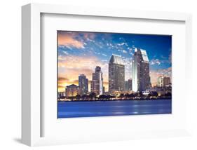 Downtown San Diego Cityscape-null-Framed Art Print