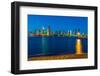 Downtown San Diego skyline from Coronado Island, California, USA-Mark A Johnson-Framed Photographic Print