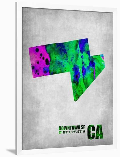 Downtown San Francisco-NaxArt-Framed Art Print