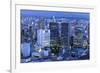 Downtown Sao Paulo in the Night Time-SNEHITDESIGN-Framed Photographic Print