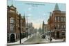 Downtown, Sayre, Pennsylvania-null-Mounted Premium Giclee Print