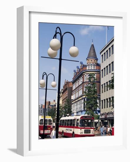 Downtown Shopping Area, Belfast, Ulster, Northern Ireland, United Kingdom-Charles Bowman-Framed Photographic Print