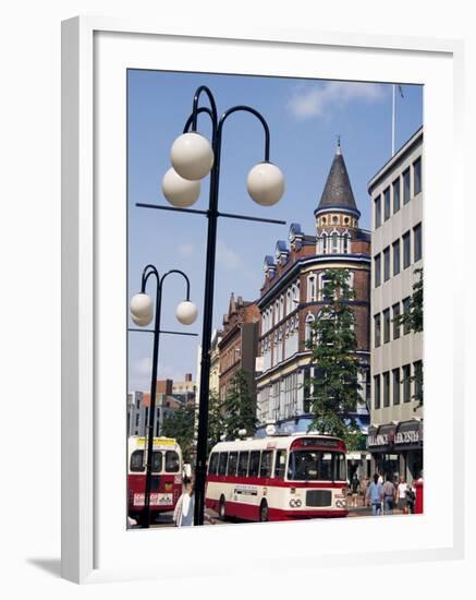 Downtown Shopping Area, Belfast, Ulster, Northern Ireland, United Kingdom-Charles Bowman-Framed Photographic Print