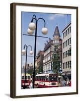 Downtown Shopping Area, Belfast, Ulster, Northern Ireland, United Kingdom-Charles Bowman-Framed Photographic Print