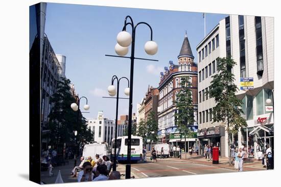 Downtown Shopping Area, Belfast, Ulster, Northern Ireland, United Kingdom-Charles Bowman-Stretched Canvas