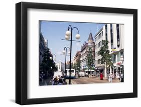 Downtown Shopping Area, Belfast, Ulster, Northern Ireland, United Kingdom-Charles Bowman-Framed Photographic Print